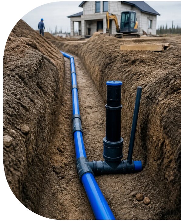 Строительство сетей водоснабжения в Глазове от 2551 р. | АПаруса-Глз