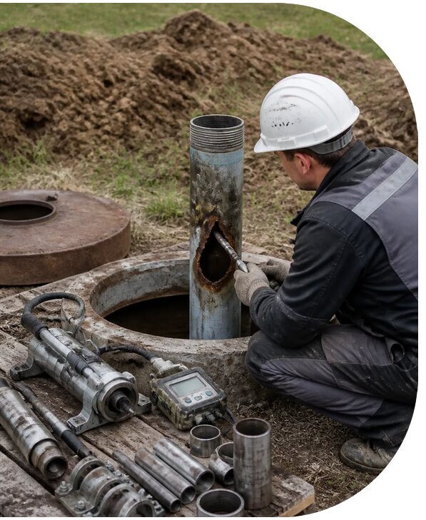 Ремонт обсадной колонны скважины в Глазове с гарантией